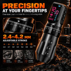 A7 Flex Adjustable Stroke Wireless Tattoo Pen